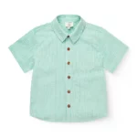 Copenhagen Colors - Korte Mouwen Blouse Strepen Groen