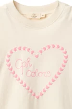 Copenhagen Colors - T-shirt Roze Hart - Afbeelding 2