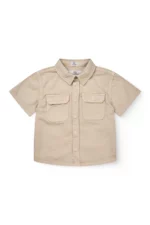 Copenhagen Colors - Blouse Korte Mouwen Beige