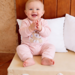 Patachou - 2-delig set Teddybeer Roze