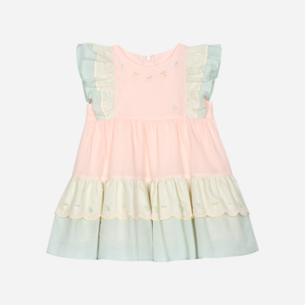 Patachou - Gekleurde Jurk Embroidery