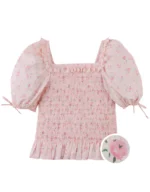 Gingersnaps - Hempje met Bloemen Roze