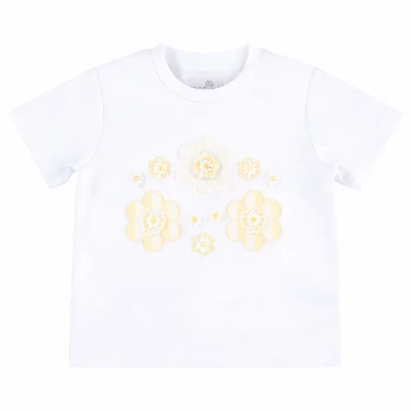 Natini - T-shirt Flower Jade