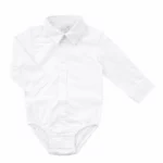 Natini - Overhemd Romper Wit