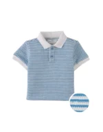 Gingersnaps - Gebreide Polo Strepen Blauw