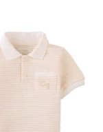 Gingersnaps - Gebreide Polo Strepen Beige - Afbeelding 2