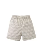 Gingersnaps - Korte Broek Beige met Blauw Motief - Afbeelding 3