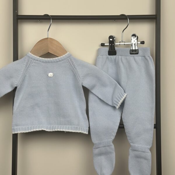 Martin Aranda - 2-delig set Gebreid Blauw