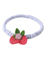 Gingersnaps - Baby Haarband met Geborduurde Aardbei