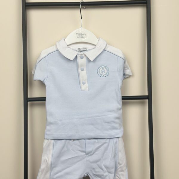 Blues Baby - Zomer set B Logo Blauw