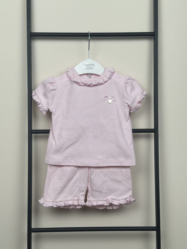Blues Baby - Roze Set Korte Broek