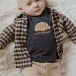 Gymp -Lange Mouw Shirt Petit Croissant Blauw