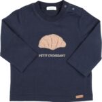 Gymp -Lange Mouw Shirt Petit Croissant Blauw