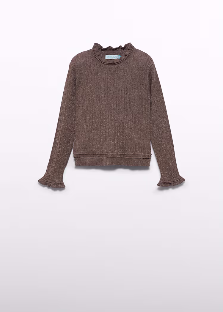 Abel & Lula - Shirt met Ribstructuur