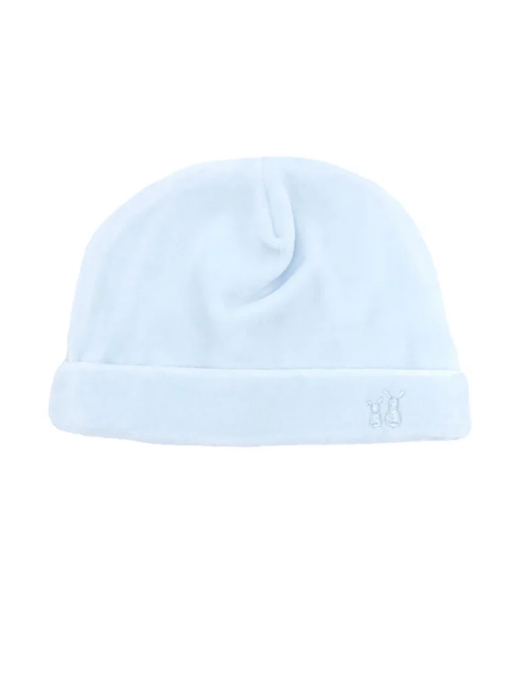 Poetree - Babymutsje Velvet Blauw