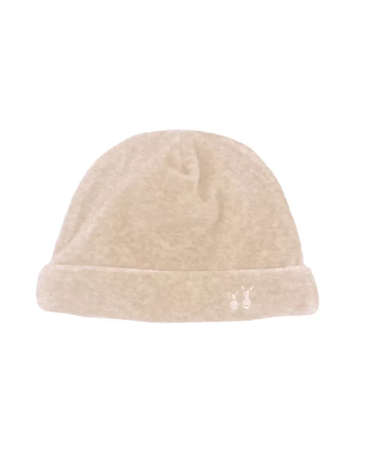 Poetree - Babymutsje Velvet Beige